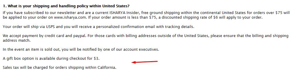 Isharya Order status